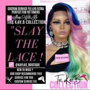 • CUSTOM SERVICE FEE (PRE CUT LACE)